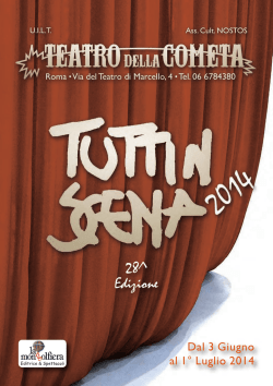 28^ Edizione - Teatro della Cometa