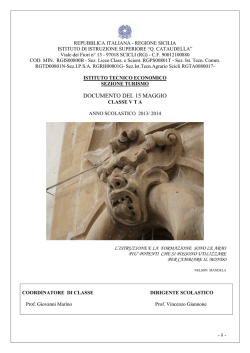 Documento 15 maggio 2014 5TA - Istituto Cataudella Scicli