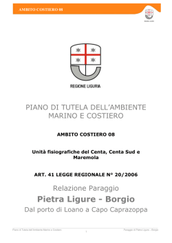 ambito costiero 08 - Ambiente in Liguria