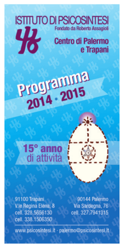 Programma del Centro di Palermo 2014-2015