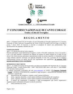 regolamento - USCI Bergamo