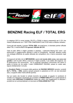 BENZINE Racing ELF / TOTAL ERG