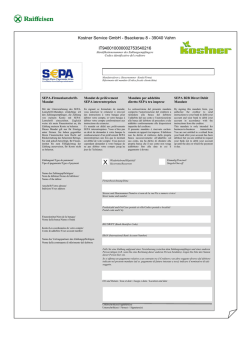 Muster eines SEPA-Lastschrift-Mandates, 4