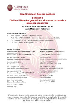 Programma - Societa Italiana Storia Militare