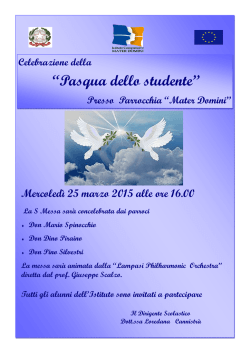 locandina precetto pasquale.pdf - IC Mater Domini