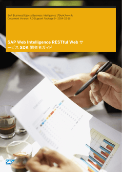 SAP Web Intelligence RESTful Web サービス SDK