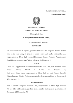 pdf La sentenza 1557/2015 del Consiglio di Stato - Enti Locali