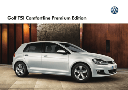 Golf TSI Comfortline Premium Edition