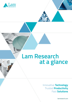 Lam Research at a glance