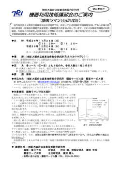 顕微ラマン分光光度計 - 大阪府立産業技術総合研究所