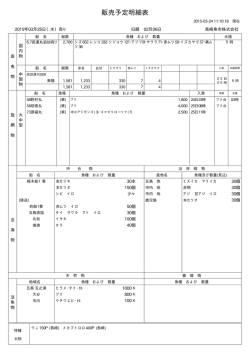 入荷予定 - 長崎魚市;pdf