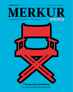 Merkur 01/2015 - Chambre de Commerce