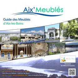 Guide Aix Meublés 2016