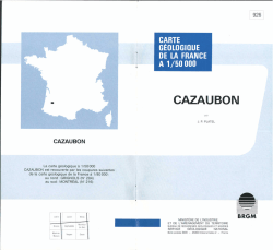 Carte géologique de Cazaubon (926). pdf - SIGES Aquitaine