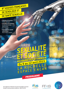 Programme en PDF - Assises Sexologie 2015