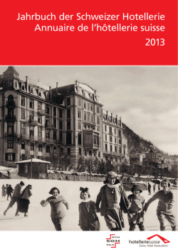 Jahrbuch der Schweizer Hotellerie 2013