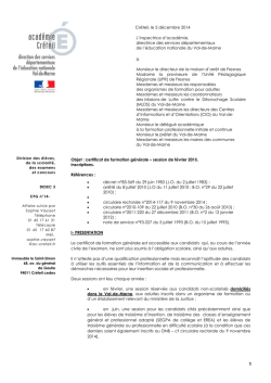 Circulaire départementale CFG 2014-2015