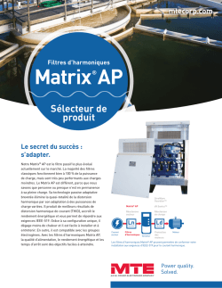 Matrix®AP - MTE Corporation
