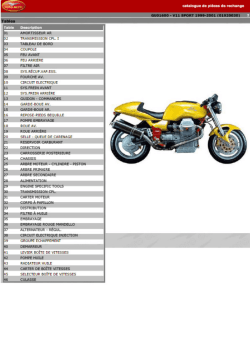 Parts List V 11 Sport 99-01 avec Rosso Mandello