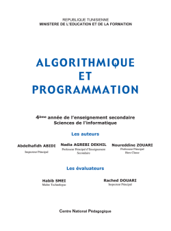 4ème_SI_Algorithmique et programmation