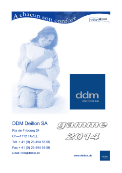 Wifor [pdf] - DDM Deillon SA