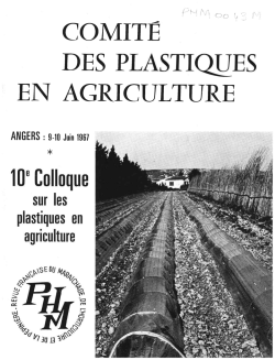 Téléchargher le PDF - Comité des Plastiques en Agriculture