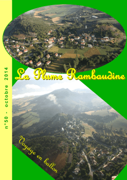 Voyage en ballon - Rambaud Village