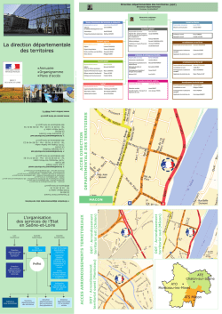 La direction départementale des territoires - Services Etat Saône