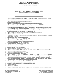 Liste pdf vente Clinique Montbéliard dernière version