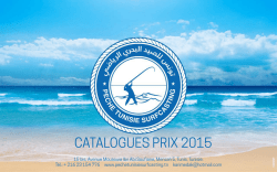 CATALOGUES PRIX 2015