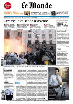 Le Monde dimanche 04 mai 2014