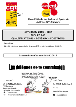 Notations 2015 Groupe 243