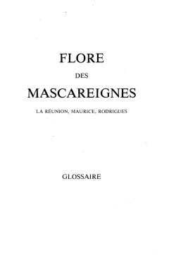 FLORE MASCAREIGNES - Horizon documentation-IRD