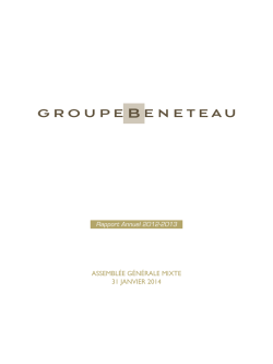 rapport annuel 2012-2013