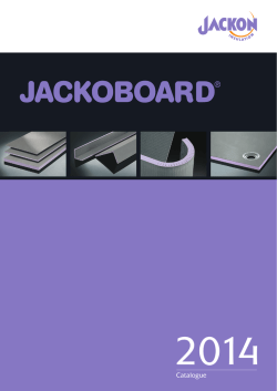 JACKOBOARD catalogue 2014