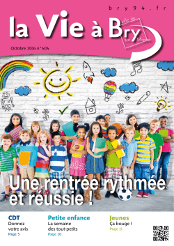 CDT Jeunes Petite enfance - Bry-sur