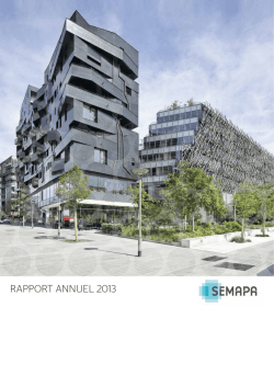RAPPoRT ANNUEL 2013