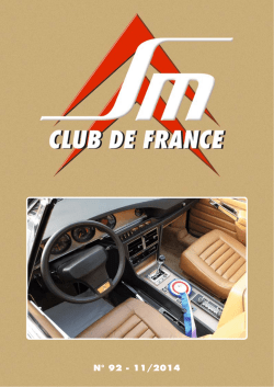 Revue 92 modif.indd - SM Club de France