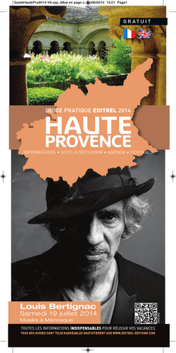 haute provence - Editrel Editions