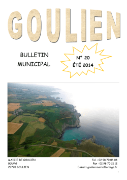 BULLETIN MUNICIPAL - Goulien