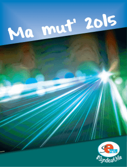 Muts 2015 - Sections locales du SE-UNSA