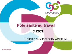 Le CHSCT - Association des Maires du Morbihan