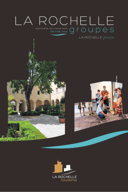 Télécharger la brochure Groupes Loisirs 2016