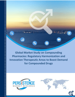 Compounding Pharmacies Market Report 2016-2021