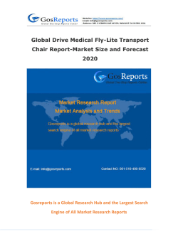 Global Drive Medical Fly-Lite Transport Chair Report-Market Size and Forecast 2020
