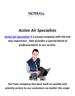 Air Condition And Heating in Porter Ranch, CA By Active Air Specialists