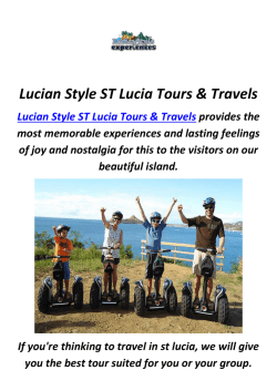 Lucian Style Luxury Travel in St Lucia