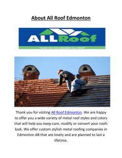 Roofing Companies In Edmonton | 780-903-1122