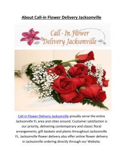Call Us @ (904) 602-8419 : Jacksonville Flower Delivery