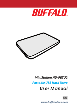 HD-PETU2 User Manual 35011260 ver.02